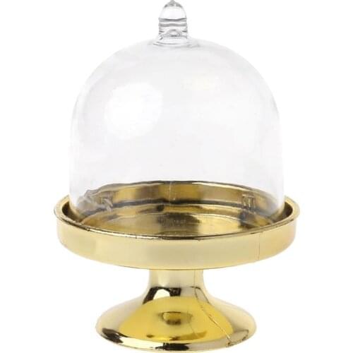Mini Cake Stand Cupcake Box Wedding Favor Party Plastic Candy Box Transparent Baby Shower Birthday Decoration