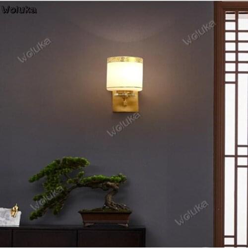 Modern Chinese wall lamp living room TV wall lamp bedroom bedside lamp new Chinese lamp CD50 W03