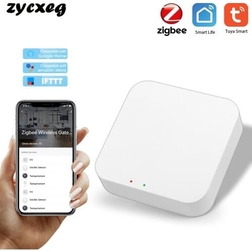 Tuya ZigBee Gateway 3 Hub Smart Home Device Support Tuya APP Gateway Smart Light Control Smart House Alice