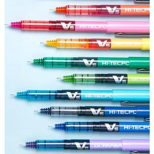 Japan PILOT Gel Pen BX-V5 Straight Liquid Color Gel Pen 0.5mm High Quality Large Capacity Water Pen Office Student Supplies