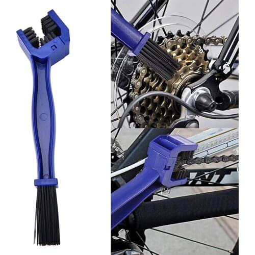 1Pc Cycling Motorcycle Bicycle Bike Chain Set Crankset Brush Cleaner Cleaning Tool