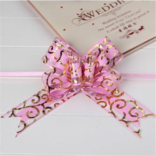 20pcs/pack High Quality Pull Bows Ribbons Flowers Gift Wrapping Christmas Wedding Birthday Gift DIY Decoration Party Supplies