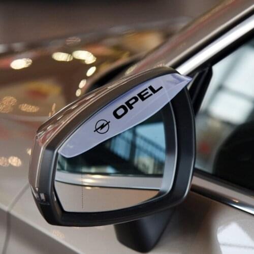 PVC Car Rearview Mirror Rain Shade Sticker For Opel Astra h j g k Insignia Corsa d Vectra c Zafira b Vivaro e Mokka Accessories
