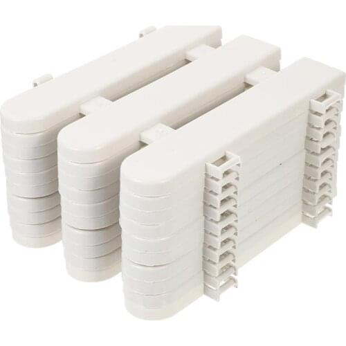 10 Pcs Decorative Plastic Picket Fence Display Fence Garden Fence Path Fence Flower Bed White Fence Garden Fence