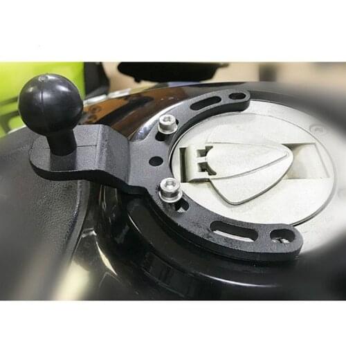 Motorcycle Gas Tank Mount GPS Phone Camera Bracket Holder for Honda Yamaha Kit D08A