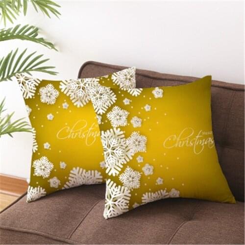 Childrens favorite Pillowcase Christmas peach velvet Throw Pillow Case Home Cushion covers Sofa bed decorative pillow case 5z