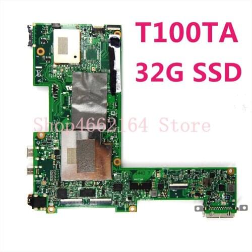 T100TA Motherboard 32G SSD For Asus Transformer T100T T100TA Tablet Mainboard 32GB SSD Atom 1.33Ghz CPU Rev 2.0 Test OK