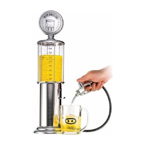 New Mini Beer Dispenser Machine Drinking Vessels Double Gun Pump with Transparent Layer Design Gas Station Bar for Drinking Wine