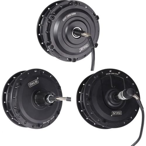 MXUS Brand XF15F XF15R 36V 350W 48V 500W High Speed Brushless Gear Ebike Hub Motor 250W XF07 XF08 Front Rear Wheel Drive