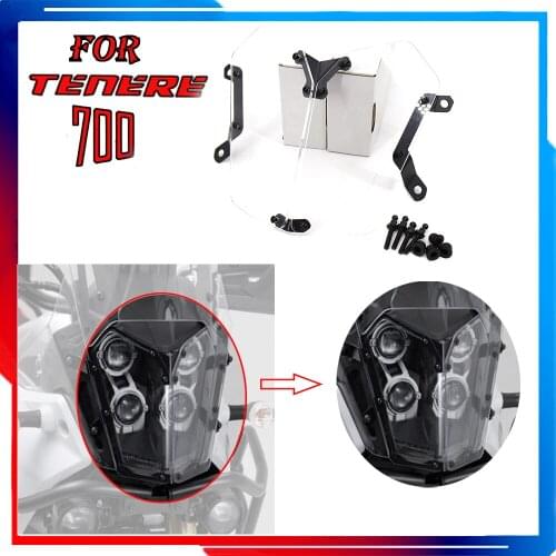 The new motorcycle headlights are suitable for Yamaha Tenere 700 headlight protection cover protection cover 2020
