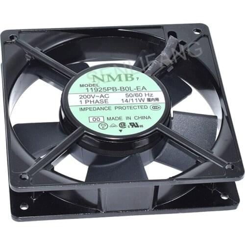 New For NMB 11925PB-B0L-EA AC200V 50/60Hz 14/11W Square Cooling Fan