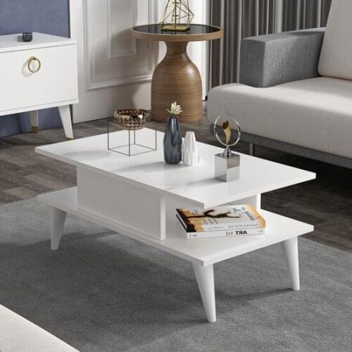 New Modern Cantek Beta Medium Coffee table White coffe table table basse