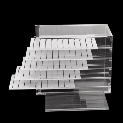 Volume Eyelash Lash Adhesive Individual False Lash Holder Makeup Organizer With 5pcs Lash Organiser Clusters