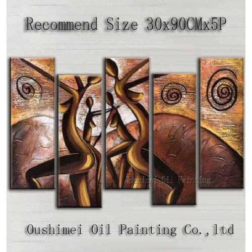 Superb Artist Handmade High Quality Modern Impression Nude Lady Oil Painting On Canvas Naked Dancer Oil Painting For Living Room