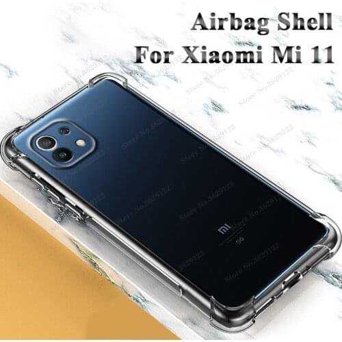 Shockproof Case For Xiaomi Mi 11 Case Mi11 Airbag Anti Dust Cover For Xiaomi Redmi Mi11 Cover Coque phone Shells Mi11 Pro
