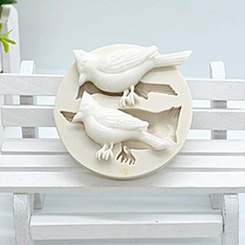 Birds Silicone Fondant Molds DIY Cake Decorating Tools Candy Chocolate Gumpaste Mould Cupcake Baking Resin Clay Soap Mold M1008