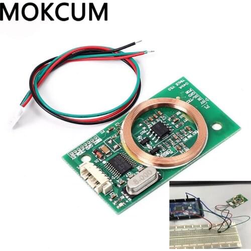 RFID Reader Wireless Module UART 3Pin 125KHz Card Reading EM4100 8CM DC 5V for IC Card PCB Attenna Sensor Kits For Arduino