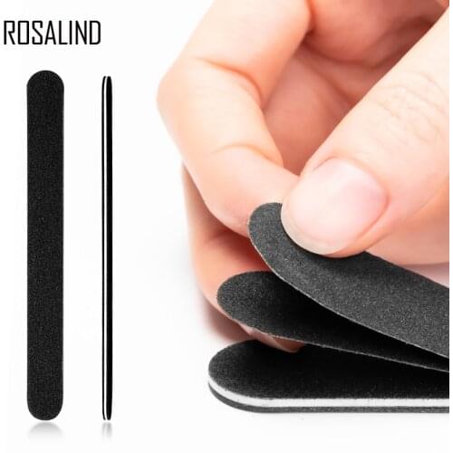 ROSALIND Tear Off Nail Files Sanding For Nails Salon Manicure Art Buffering 4 Strips Peel Off Polish Tools Pedicure Nail Care