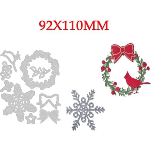 Christmas Snowflakes Metal Cutting Dies For DIY Making Scrapbooking Greeting Card Paper No Stamps New Arrived 2021