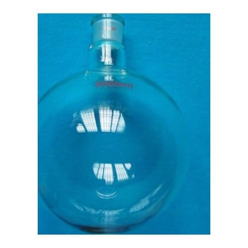 2000ml,24/29,1-Neck,Round Bottom Glass Flask,2L,Single Neck,Laboratory Chemistry Vessel