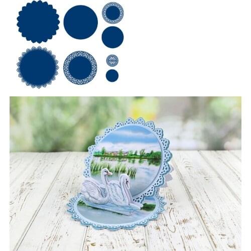 Upstaged Doily Metal Cutting Die Scrapbook Embossed Paper Card Album Craft Template Cut Die Stencils New for 2021 Arrive