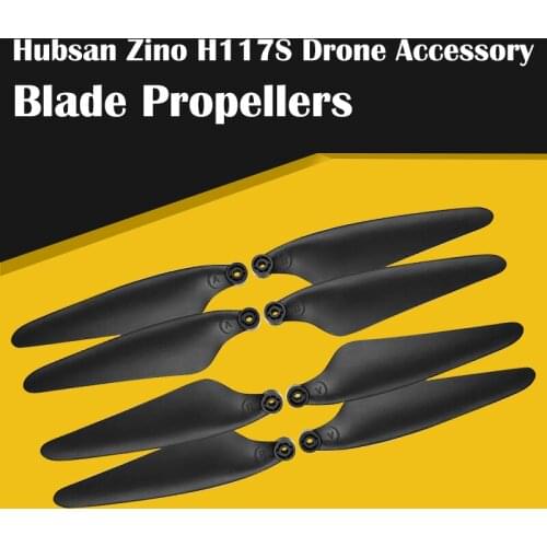 2 Pairs Propellers CW CCW Replacement Props Quick-Release Paddle Propeller For Hubsan Zino H117S/Zino 2 RC Drone Accessories