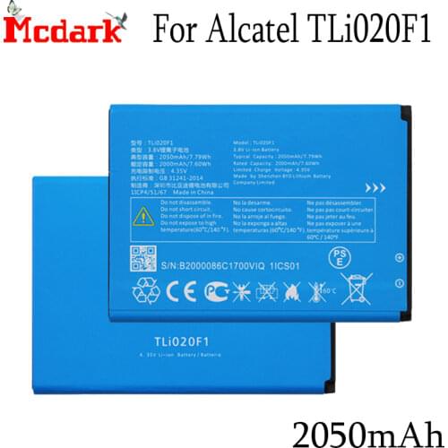 TLi020F1 Battery For TCL J720 J720T J726T For Alcatel One Touch Pop 2 5042D C7 U5 Phone Battery Replacement Batterie 2050mAh