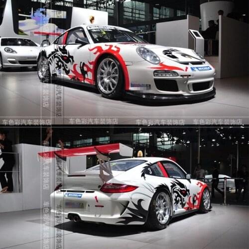 Car stickers FOR Porsche 911 718 981 body exterior modification custom racing decorative decals