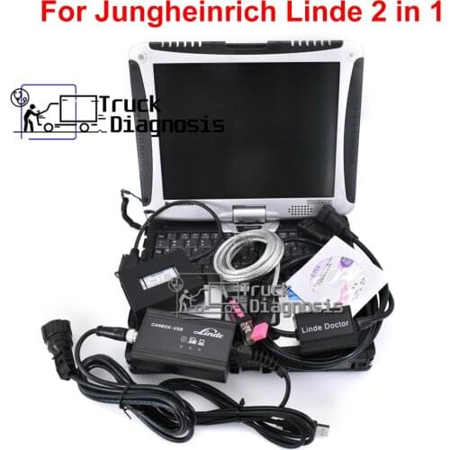 Linde canbox doctor pathfinder LInde LSG+Judit-4 Jungheinrich Judit Incado box+THOUGHBOOK CF19 forklift truck diagnostic Tool