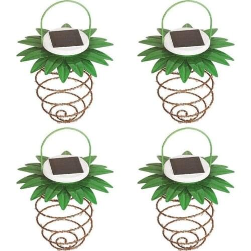 60LED Solar Lanterns Hanging Solar Lights Outdoor Decorative For Patio Garden Pathway Porch Deck Yard Decor 4 Pack