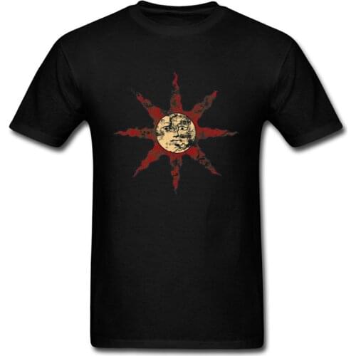 Dark Souls 3 T-shirt Men Sun Warrior T Shirt Praise The Sun Bloodborne Tshirt Cotton Male Streetwear Funny Tops Christmas Tees