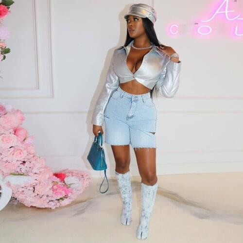 GLGQHYZ Women Jeans Shorts