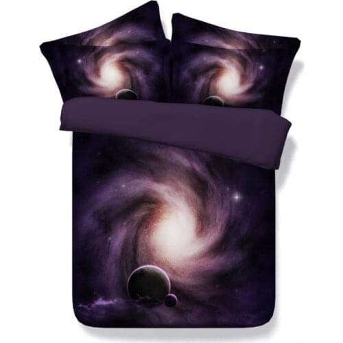 3D Sun Moon Stars Bedding set kids quilt duvet cover bed in a bag sheet bedspreads linens California King queen size twin 4PCS