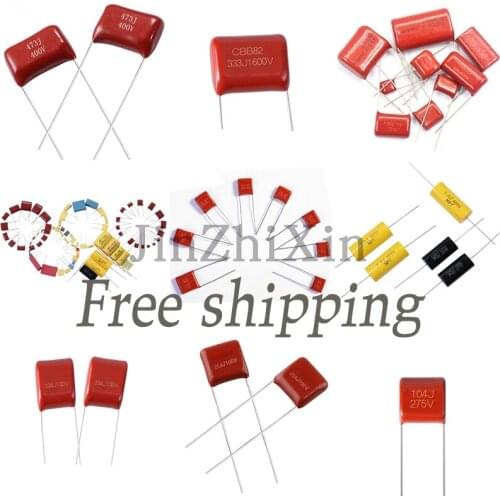 CBB81 film capacitor CBB capacitor 1600V333J 1.6KV33NF 0.033UF foot spacing P20MM (10pieces)