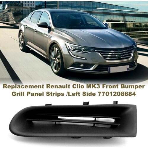 For Renault Clio MK3 Front Bumper Grill Panel Strips /Left Side 7701208684 Centre Grill Panel Grille Grill