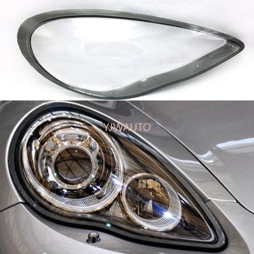 Headlight Lens For Porsche Panamera 2010 2011 2012 2013 Headlamp Cover Car Replacement Head Lamp Auto Shell