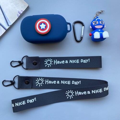 Marvel Cartoon Silicone Headphone Cover for Bose QuietComfort Earbuds Case Noise Canceling Earbuds Shockproof Case