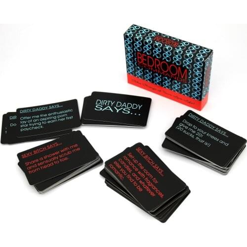 BEDROOM COMMANDS Bed Room Bedroom Commands Adult Card Game Risque Fun 108 Cards Hen Party Valentines Day