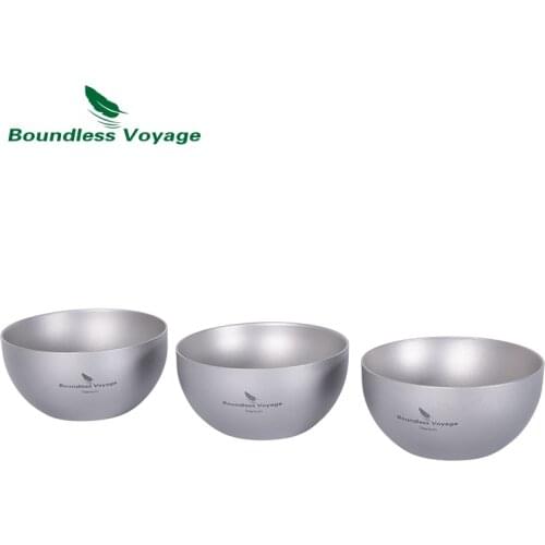 Boundless Voyage Titanium Sake Cup Mini Double-wall Tea Mug Druable Lightweight Outdoor Indoor Office Travel Wine Drinkware