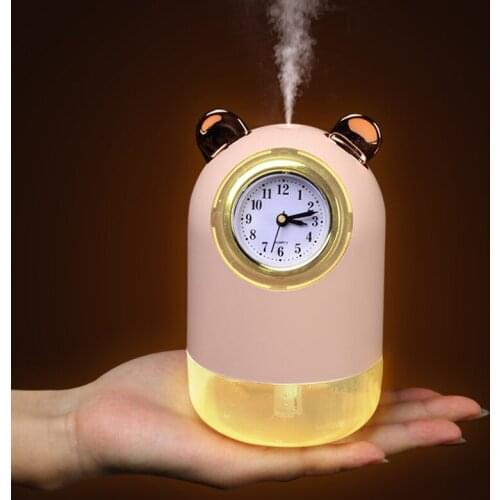 300ML USB Ultrasonic Air Humidifier Aroma Essential Oil Diffuser With Light For Room Car Air Diffuser Cool Mist Maker Fogger