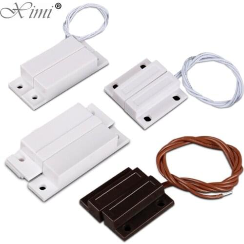 Embedded NC model Door Magnetic sensor switch ABS shell With doors windows Cabinet access control