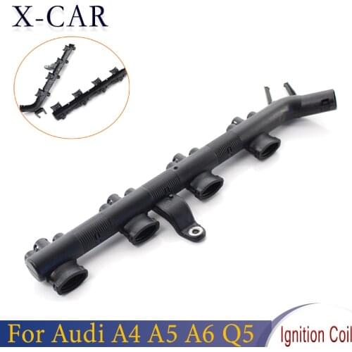 X-CAR 1 Pcs Car Black Ignition Coil Engine Wire Wiring Harness Repair Kit For Audi A4 A5 A6 S4 S5 S6 Q5 06H971824B
