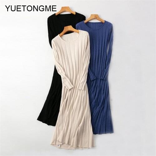 Winter O neck Sweater Dress Women Knitted Dress Female Knitwear Full Sleeve Soft Vestidos 2020 SW086