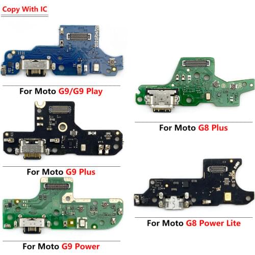 10pcs ,USB Port Connector Charging For Moto One Vision One Action One Fusion One Hyper One Macro G8 Power lite G7 G8 G9 Play