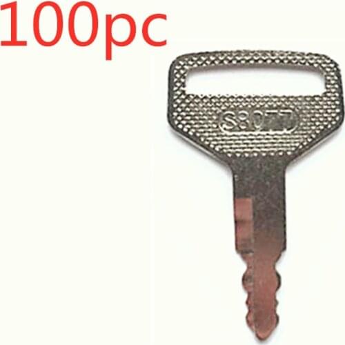 100pc Ignition Key 36919-75190 For Kubota M Series Tractor RTV1100 L3600 M5040 For Kubota L3600DT L4200DT L4200F