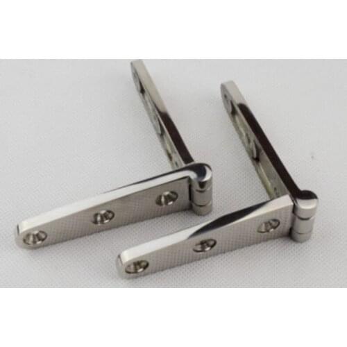2 Pieces Stainless Steel 6'' Cast Strap Hinge For Boat Marine Great Quality