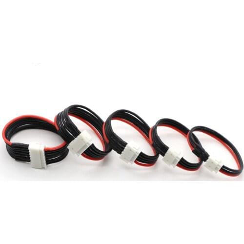 5PCS 100MM RC Lipo Battery 2s 3s 4s 5s 6s 22AWG Balance Charger Cable Extension For IMAX B3 B6 RC Model Lipo Battery Drone