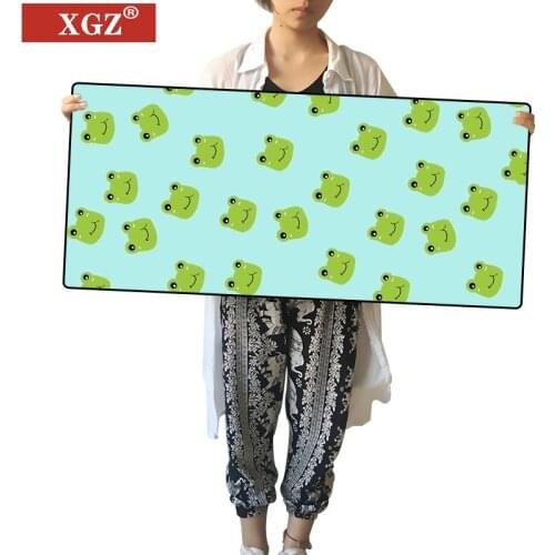 400x900mm Frog Large Office Computer Desk Pad Mouse Portable Rubber Anti-skid Keyboard Game Seaming Csgo mouse pad gamer