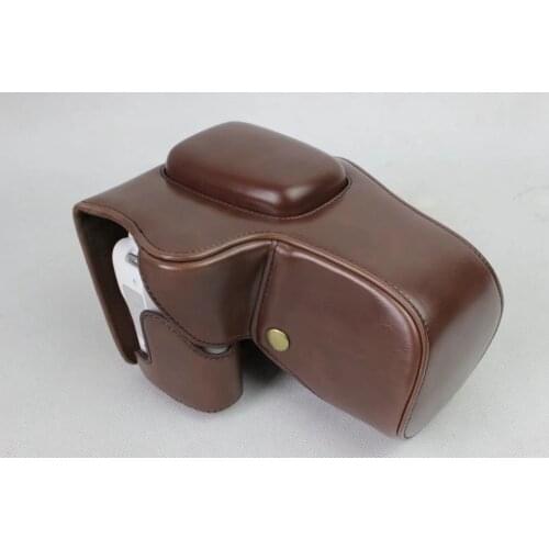 PU Leather Camera Case Bag Cover Pouch For Canon EOS 200D Camera