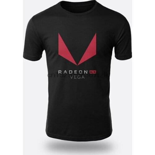 Radeon RX Vega AMD Black Mens Tees Size S-3XL T-shirts